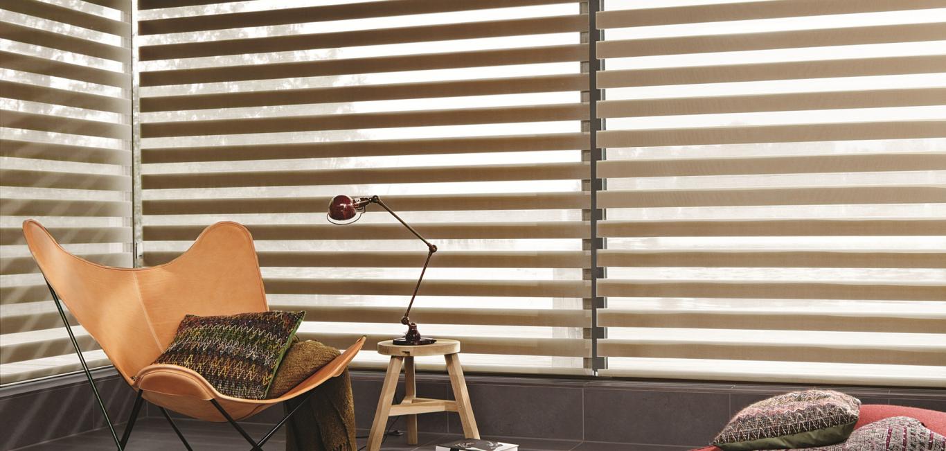 Twinline™ Cortina Twinline HunterDouglas, control de luz y privacidad